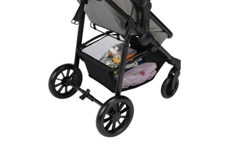 $Poussette trio Haze - Gris et noir - De la naissance à 4 ans - Jusqu'à 22 kg