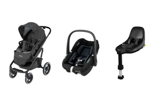 $Siège-auto Pebble S, Poussette pliable Lila XP et Base pour nacelle FamilyFix S