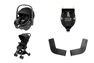 $Siège-auto Pebble 360, Poussette Lara 2, Adaptateurs pour siège-auto Lara 2 et Base siège-auto FamilyFix 363