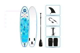 $Stand Up Paddle avec accessoires Flower - Blanc et turquoise