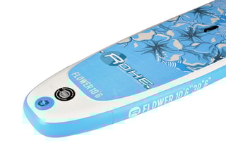$Stand Up Paddle avec accessoires Flower - Blanc et turquoise