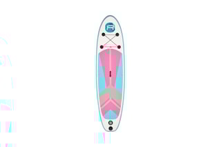 $Pack Prêt à Naviguer Stand Up Paddle Rohe Indiana Pink 9'9 - Rose et blanc