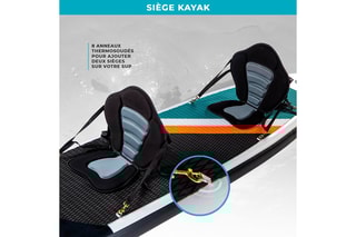 $Pack Stand Up Paddle Two - Blanc et turquoise