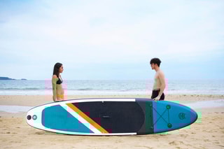 $Pack Stand Up Paddle Two - Blanc et turquoise