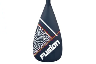 $Pagaie Stand Up Paddle Fusion - Noir et bleu marine