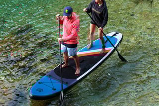 $Pagaie double fonction paddle-kayak - Noir