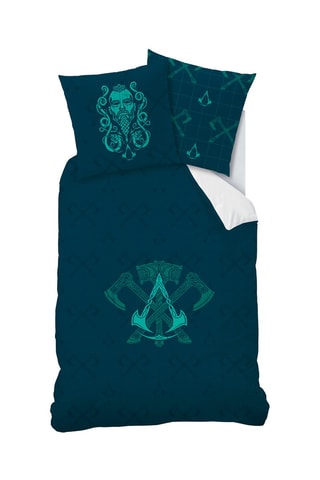 $Parure de couette Assassin's Creed - Bleu nuit