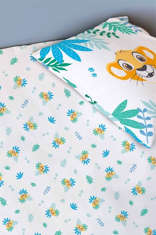 $Drap-housse Simba Le Roi Lion Disney - Blanc