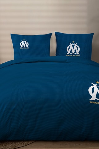 $Parure de couette OM - Bleu marine