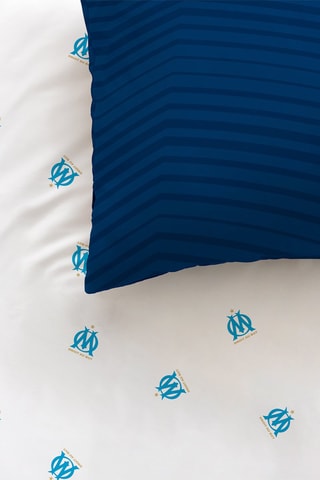 $Parure de couette OM - Bleu marine