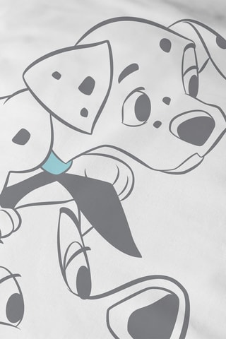 $Parure de couette Disney Home 101 Dalmatiens - Blanc et bleu