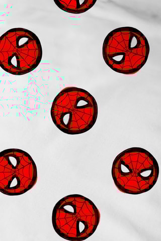 $Parure de couette Spider-Man Home Anniversary Avengers Marvel - Bleu et rouge