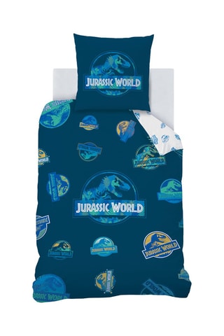 $Parure de couette Jurassic World - Bleu - 140 x 200 cm