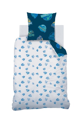 $Parure de couette Jurassic World - Bleu - 140 x 200 cm