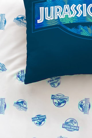 $Parure de couette Jurassic World - Bleu - 140 x 200 cm