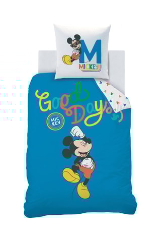 $Parure de couette Disney Home Mickey - Bleu - 140 x 200 cm