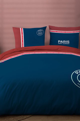 $Parure de couette PSG - Bleu