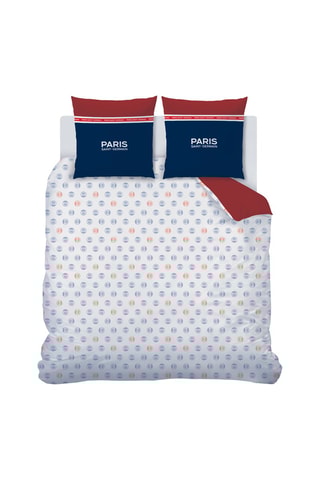 $Parure de couette PSG - Bleu