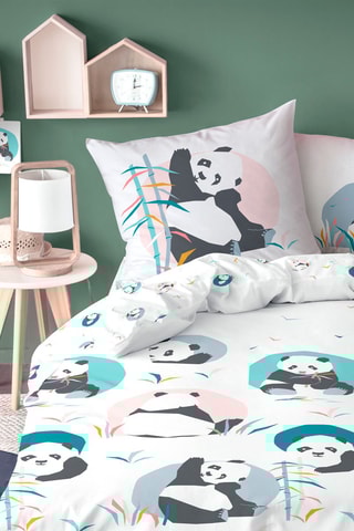 $Parure de couette en coton 57 fils/m² - Multicolore 