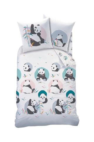 $Parure de couette en coton 57 fils/m² - Multicolore 