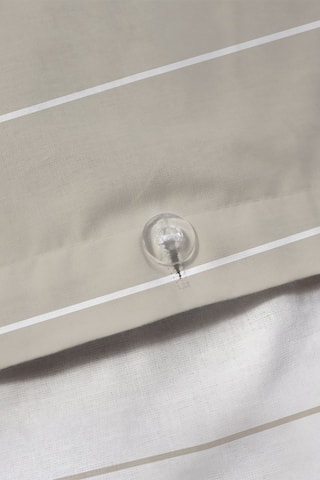 $Parure de couette minimaliste - Greige et blanc