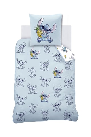 $Parure de couette Lilo et Stitch Disney - Bleu