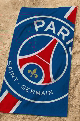 $Drap de bain PSG - Bleu et rouge