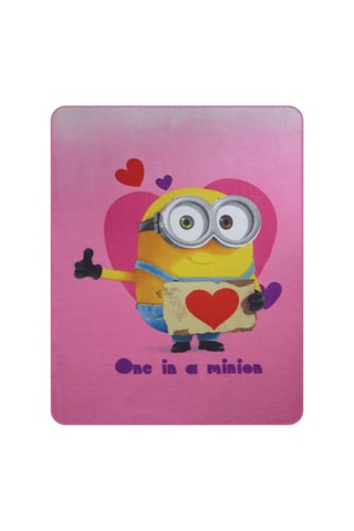 $Plaid Les Minions - Rose - 110 x 140 cm