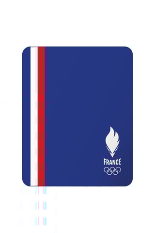$Plaid Paris 2024 - Bleu et blanc - 110 x 140 cm