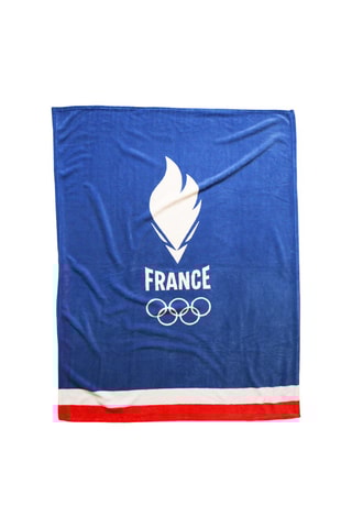 $Plaid Paris 2024 - Bleu - 125 x 150 cm