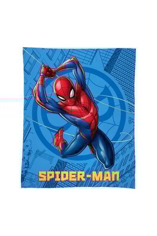 $Plaid Cuddle Spider-Man Home Action Avengers Marvel - Bleu - 125 x 150 cm