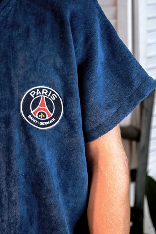 $Poncho de bain PSG - Bleu marine