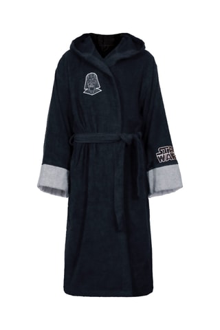$Peignoir Adulte Star Wars Home - Noir et gris