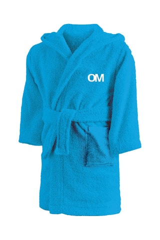 $Peignoir à capuche Olympique de Marseille 1899 - Turquoise