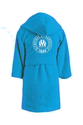 $Peignoir à capuche Olympique de Marseille 1899 - Turquoise