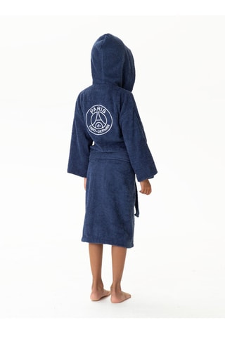 $Peignoir à capuche PSG - Bleu