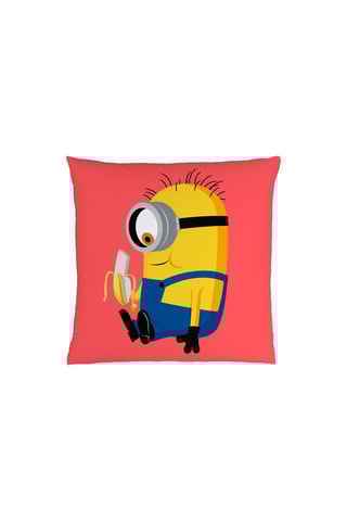 $Coussin  Les Minions - Bleu et corail - 40 x 40 cm