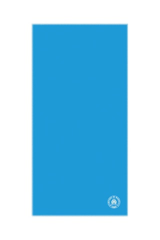 $Serviette de plage OM - Bleu - 70 x 140 cm