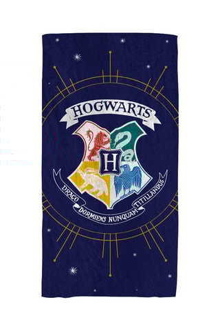 $Serviette de plage Harry Potter - Bleu marine - 75 x 150 cm