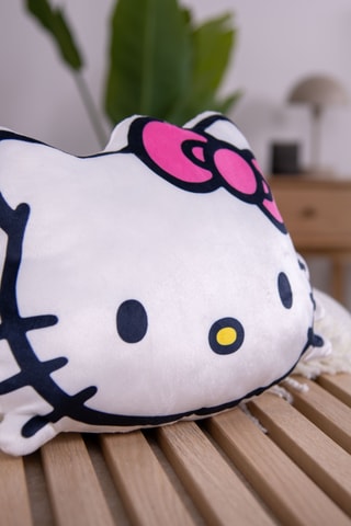$Coussin Hello Kitty Sanrio - Blanc - 26 x 36 cm