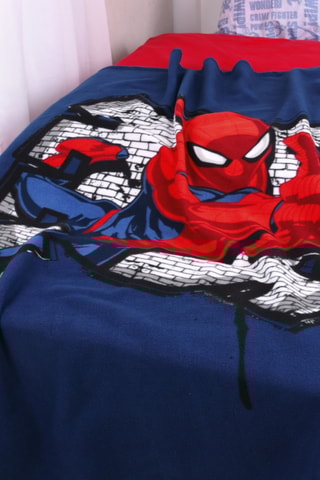 $Plaid Spider-Man Avengers Marvel - Bleu - 130 x 170 cm