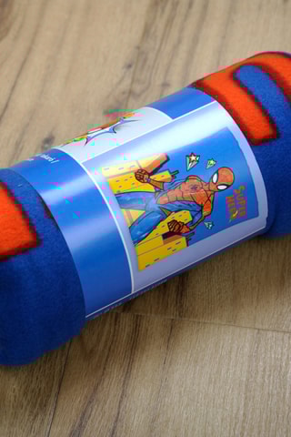 $Plaid Spider-Man Avengers Marvel - Bleu - 130 x 170 cm