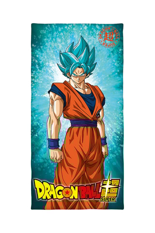 $Drap de bain Son Goku Dragon Ball Super - Bleu - 75 x 150 cm