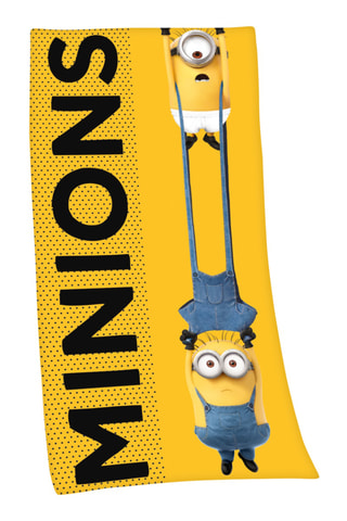 $Drap de plage Les Minions - Bleu - 75 x 150 cm
