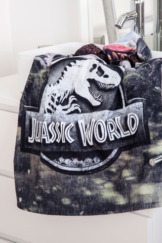 $Drap de douche Jurassic World - Bleu - 75 x 150 cm