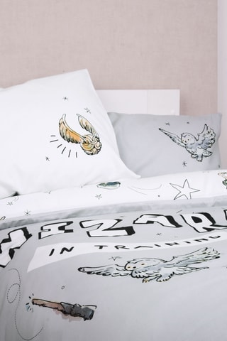 $Parure de lit réversible Harry Potter - Gris