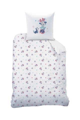 $Parure de lit réversible Minnie Disney - Blanc