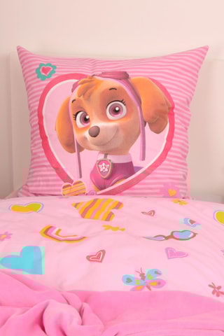 $Parure de lit réversible Pat' Patrouille - Rose