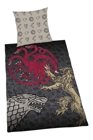 $Parure de lit réversible Game of Thrones - Gris