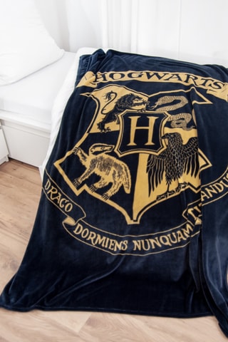 $Plaid Harry Potter - Noir - 150 x 200 cm